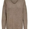 ONLY Pullover ONLCAMILLA V-NECK L/S PULLOVER KNT, Caribou/MELANGE -ONLY SHOP 99352332 31d0 52bf 9f14 ae5aa82a12f0 600x600