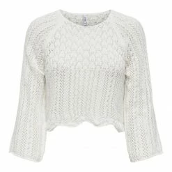 ONLY Pullover ONLNOLA LIFE 3/4 PULLOVER KNT NOOS, Cloud Dancer