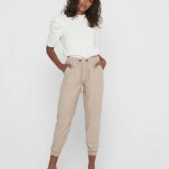 ONLY Hose ONLKELDA-EMERY MW PULL-UP PANTS PNT, Walnut -ONLY SHOP 9d2457f9 e7f9 3187 9514 0564cc47cc53 600x600