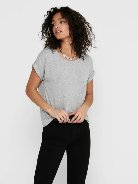 ONLY T-Shirt Halbarm ONLMOSTER S/S O-NECK TOP NOOS JRS, Caribou 4 ONLY T-Shirt Halbarm ONLMOSTER S/S O-NECK TOP NOOS JRS, Caribou – Bild 2