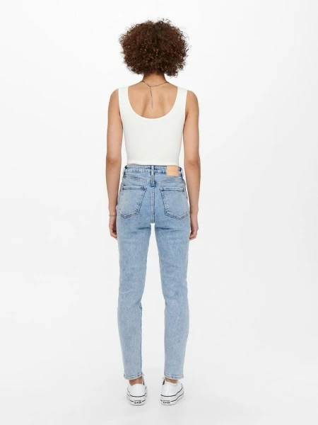 ONLY Jeans ONLEMILY STRETCH HW ST AK DNM CRO78, Light Blue Denim 8 ONLY Jeans ONLEMILY STRETCH HW ST AK DNM CRO78, Light Blue Denim – Bild 6