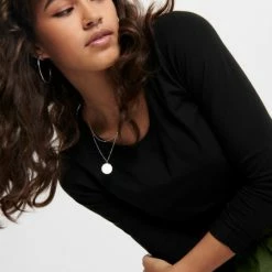 ONLY T-Shirt Langarm ONLLIVE LOVE L/S ONECK TOP NOOS JRS, Black -ONLY SHOP aac4a0e0 681d 5f8c 9514 92c034673a56 600x600