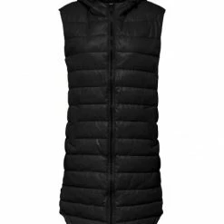 ONLY Mantel ONLMELODY QUILTED OVERSIZE WAISTCOA, Black/TAHOE LOOK