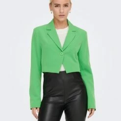 ONLY Blazer ONLMAIA L/S CROPPED BLAZER CC TLR, Vibrant Green 10 ONLY Blazer ONLMAIA L/S CROPPED BLAZER CC TLR, Vibrant Green -ONLY SHOP b82ad861 9336 4886 a814 6e2cac3145f9 600x600