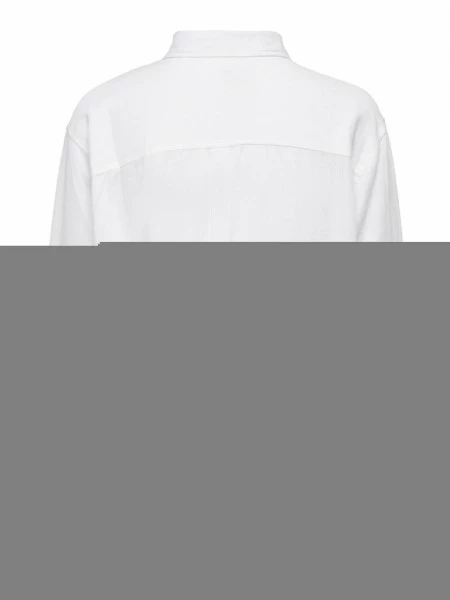 ONLY Bluse Langarm ONLTOKYO L/S LINEN BLEND SHIRT PNT, Bright White 4 ONLY Bluse Langarm ONLTOKYO L/S LINEN BLEND SHIRT PNT, Bright White – Bild 2