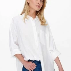 ONLY Bluse Langarm ONLTOKYO L/S LINEN BLEND SHIRT PNT, Bright White 13 ONLY Bluse Langarm ONLTOKYO L/S LINEN BLEND SHIRT PNT, Bright White -ONLY SHOP b82ad861 9336 4886 a814 752c40aea801 600x600