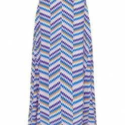 ONLY Rock ONLSTELLA LIFE MIDI SKIRT PTM, Bluing/Sea Zig Zag