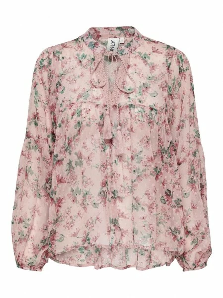 ONLY Bluse Langarm ONLAIDA ELISA LS TOP WVN, Rose Smoke/FLOWER 3 ONLY Bluse Langarm ONLAIDA ELISA LS TOP WVN, Rose Smoke/FLOWER
