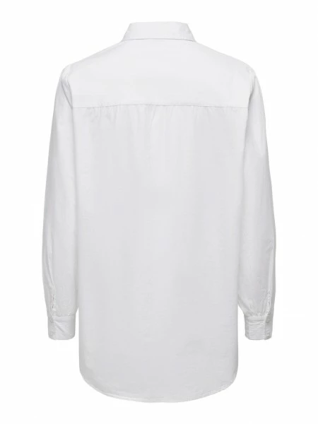 ONLY Bluse Langarm ONLLORA LS LOOSE SHIRT WVN, Cloud Dancer 4 ONLY Bluse Langarm ONLLORA LS LOOSE SHIRT WVN, Cloud Dancer – Bild 2