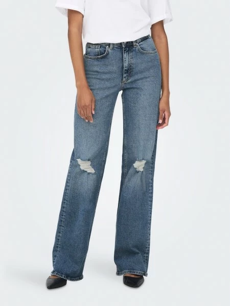 ONLY Jeans ONLJUICY HW WIDE LEG DES DNM REA995, Dark Medium Blue Denim 5 ONLY Jeans ONLJUICY HW WIDE LEG DES DNM REA995, Dark Medium Blue Denim – Bild 3
