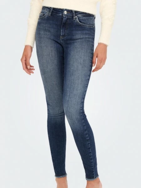 ONLY Jeans ONLBLUSH MID SK ANK RAW DNM REA194, Medium Blue Denim 8 ONLY Jeans ONLBLUSH MID SK ANK RAW DNM REA194, Medium Blue Denim – Bild 6