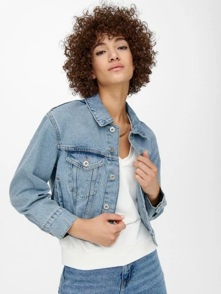 ONLY Jacke ONLJAGGER PLEAT DNM JACKET NOOS, Light Blue Denim 6 ONLY Jacke ONLJAGGER PLEAT DNM JACKET NOOS, Light Blue Denim – Bild 4