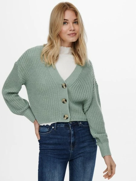 ONLY Strickjacke ONLCAROL NICE L/S CARDIGAN KNT NOOS, Chinois Green 6 ONLY Strickjacke ONLCAROL NICE L/S CARDIGAN KNT NOOS, Chinois Green – Bild 4