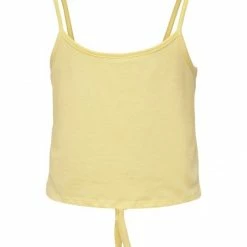 Alternative view of ONLY Bluse Halbarm ONLMAY S/L REG SHORT KNOT TOP JRS, Lemon Meringue