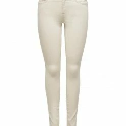 ONLY Jeans ONLBLUSH LIFE MID SK AK RW DOT019, Ecru