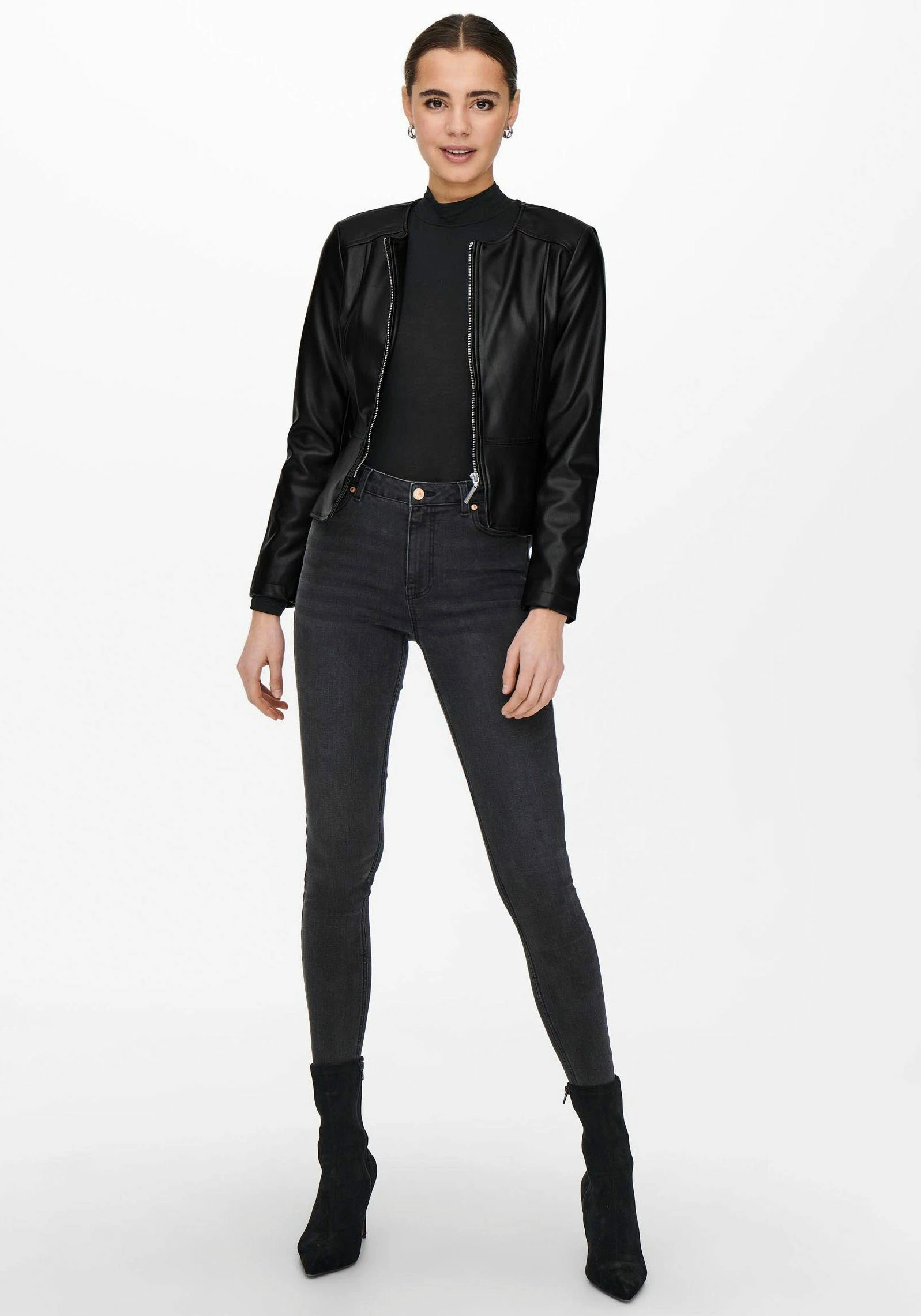 Only Lederimitatjacke »ONLSARAMY FAUX LEATHER JACKET CC OTW« 7 Only Lederimitatjacke »ONLSARAMY FAUX LEATHER JACKET CC OTW« – Bild 5