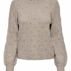 ONLY Pullover ONLFIA KATIA STRUCTURE PULL CC KNT, Mocha Meringue/W. MELANGE