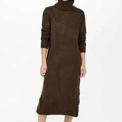 Only Strickkleid »ONLBRANDIE L/S ROLL NECK DRESS«