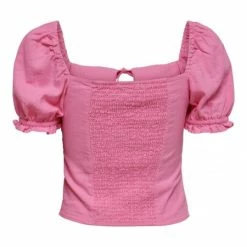 ONLY Bluse Halbarm ONLCARO S/S PUFF LINEN BLEND TOP PN, Sachet Pink -ONLY SHOP d14e2721 9e69 87af 9414 b4e5a45cf79c 600x600