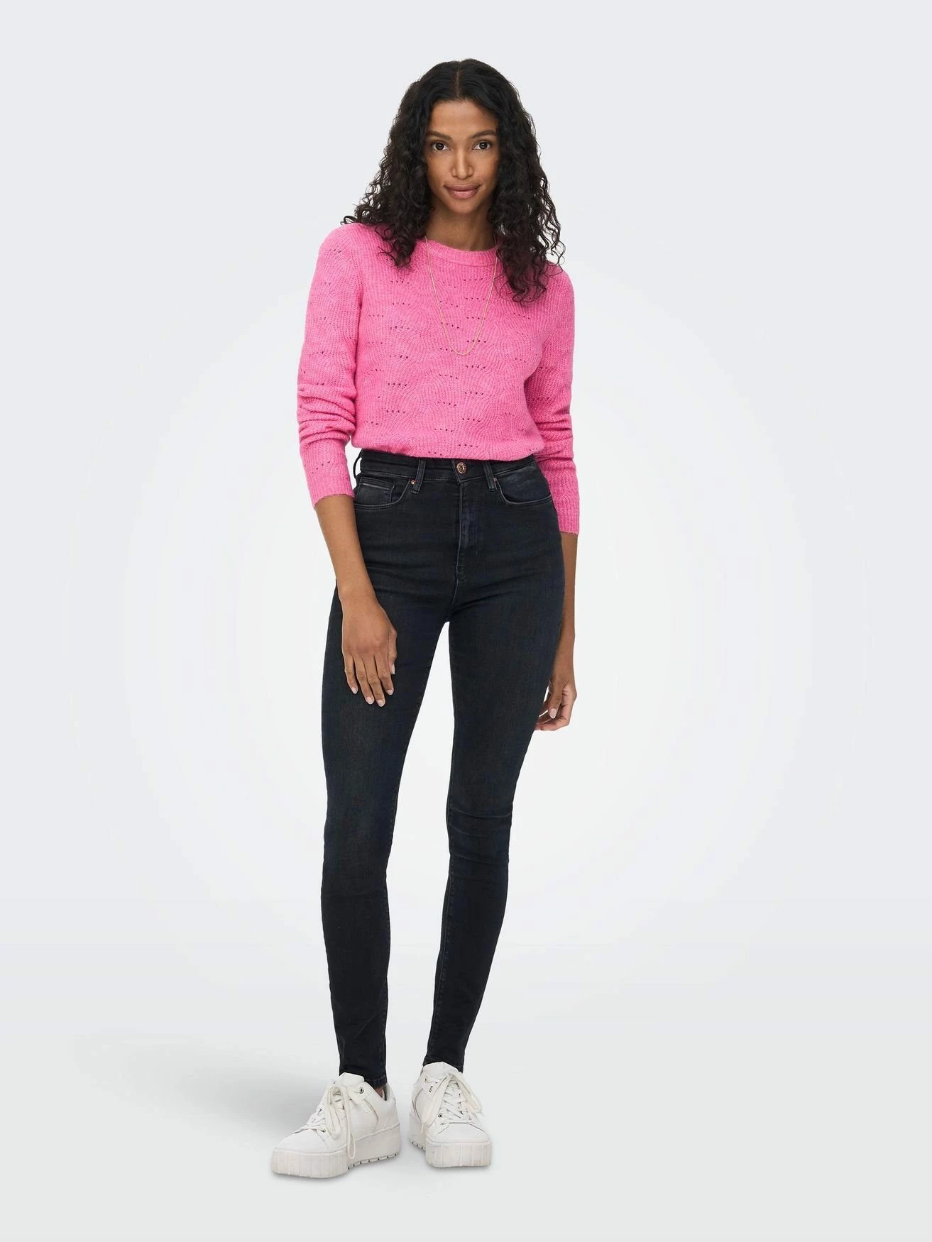 Only Strickpullover »ONLLOLLI L/S PULLOVER KNT NOOS - 15234745« 3748 In Pink 4 Only Strickpullover »ONLLOLLI L/S PULLOVER KNT NOOS - 15234745« 3748 In Pink – Bild 2
