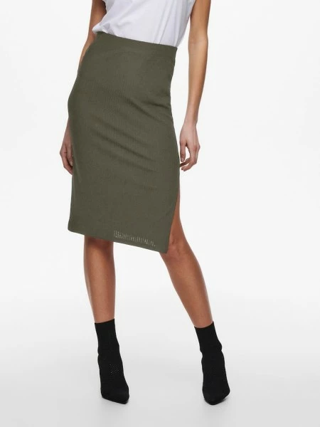 ONLY Rock ONLEMMA SLIT SKIRT JRS NOOS, Walnut 6 ONLY Rock ONLEMMA SLIT SKIRT JRS NOOS, Walnut – Bild 4