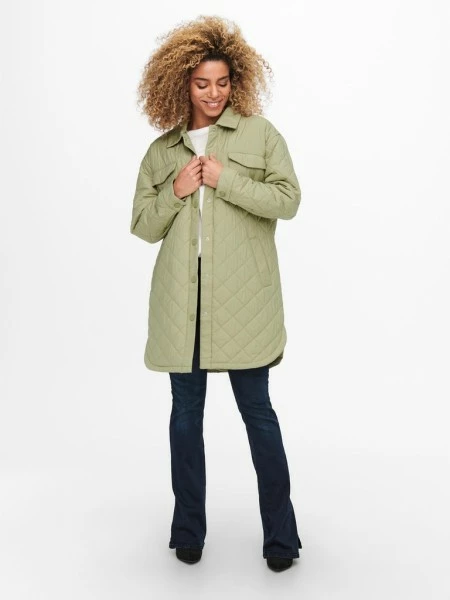 ONLY Jacke ONLNEWTANZIA LONG QUILT SHACKET CC, Slate Green 5 ONLY Jacke ONLNEWTANZIA LONG QUILT SHACKET CC, Slate Green – Bild 3