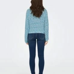 ONLY Pullover ONLNINA LS SHORT O-NECK CC KNT, Mist Green/Multi Twist -ONLY SHOP eac6a5a7 9a70 47a9 a514 ec3c24b60160 600x600