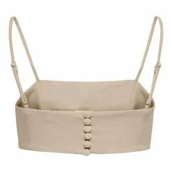 Alternative view of ONLY Bluse Halbarm ONLABBA S/L STRAP CROPPED TOP CC TL, Nomad