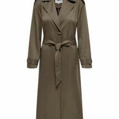 ONLY Mantel ONLLINE X-LONG TRENCHCOAT NOOS OTW, Walnut