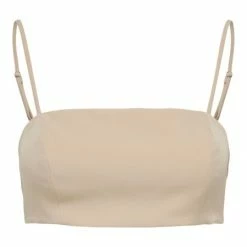 ONLY Bluse Halbarm ONLABBA S/L STRAP CROPPED TOP CC TL, Nomad